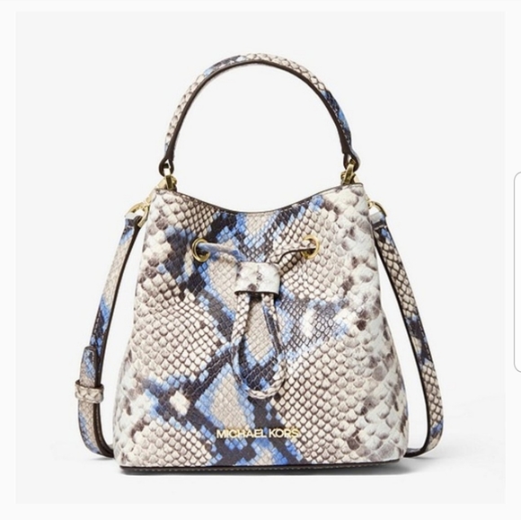 Michael Kors Handbags - Michael Kors Small Python Embossed Crossbo…